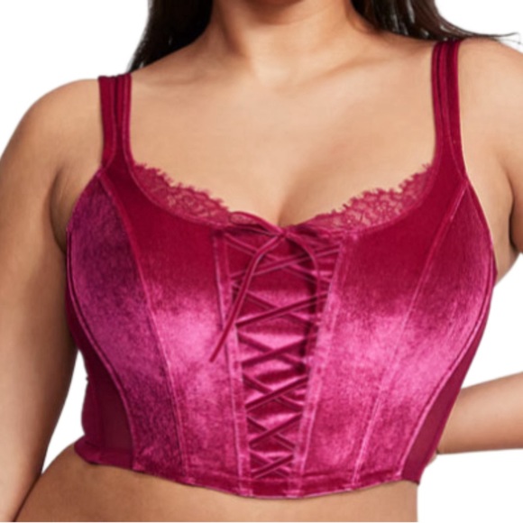 Victoria’s Secret DREAM ANGELS Unlined Lace-Up Corset Top - Picture 2 of 5